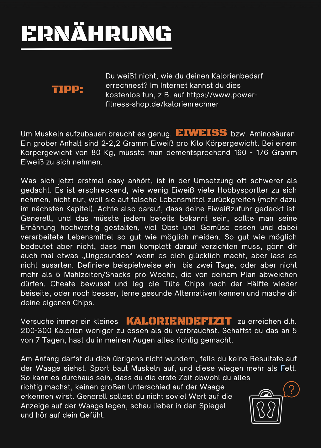 Trainingsplan